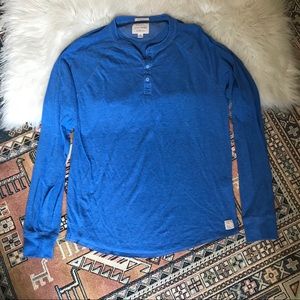 Lucky Brand Men’s Blue California Fit Henley - M
